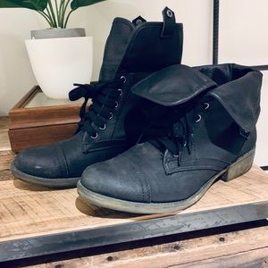 Rocket Dog Foldable Combat Boots